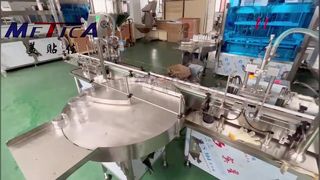 دستگاه لیبل زدن درب پرکننده کرم اسکراب لوازم آرایشی و بهداشتی خودکار