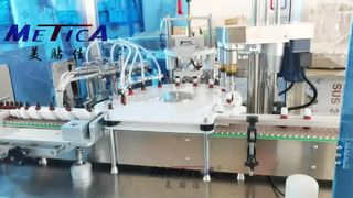 دستگاه لیبلینگ درب پرکننده مایع خوراکی