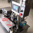 Manual Ultrasonic Tube Filling And Sealing Machine For Row Of Soft Tube