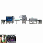 Oral Liquid Bottling And Labeling Machine 0.6-0.8Mpa Glass Bottle Filling Machine