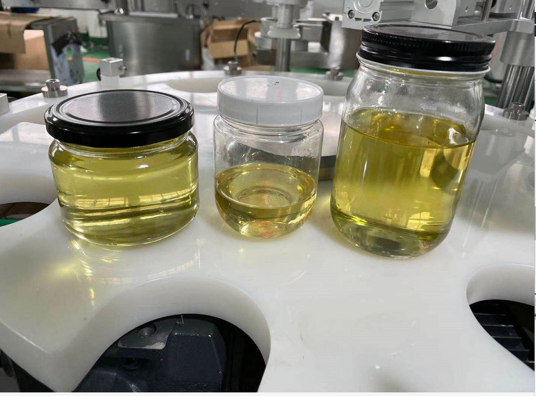 دستگاه درب بطری شیشه ای نوع روتاری اتوماتیک SS304 2000bph