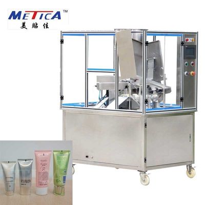 دستگاه پرکن و آب بندی لوله پلاستیکی 1500Bph 1.5KW برای ضد عفونی کننده دست
