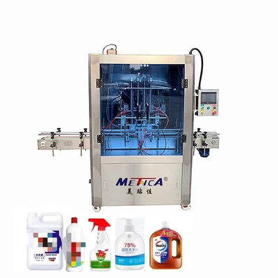 دستگاه پرکن بطری شامپو 1000ml 4 دستگاه پرکن مواد شوینده مایع نازل